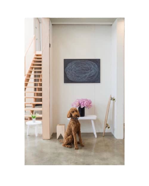 Sculpt Milking Stool | Chairs by Tina Frey | Tina Frey Designs in San Francisco. Item composed of synthetic