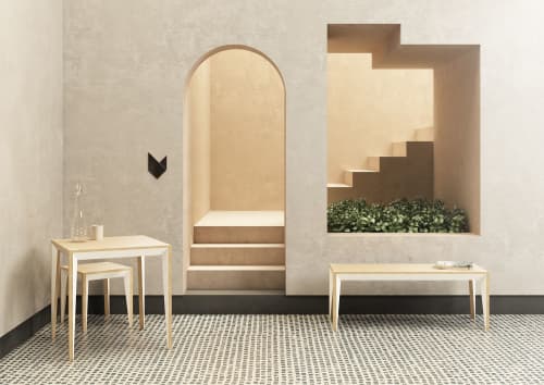 MiMi Square Breakfast Table. Handcrafted in Italy by miduny. | Cocktail Table in Tables by Miduny. Item made of wood