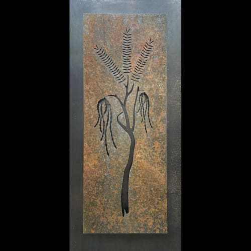 Mesquite | Wall Sculpture in Wall Hangings by The Oxide Studio. Item composed of steel in mid century modern or contemporary style