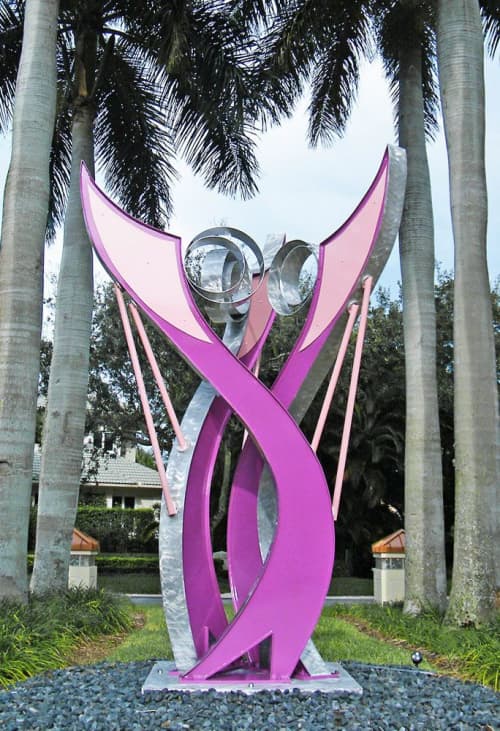 Orchid | Public Sculptures by Gus Lina Art