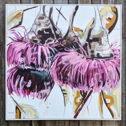 Princess Silver | Oil And Acrylic Painting in Paintings by Aidan Weichard. Item composed of canvas and synthetic