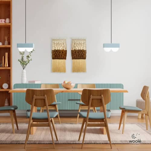 Two Chocolates | Tapestry in Wall Hangings by Woolé. Item made of wool works with boho & minimalism style