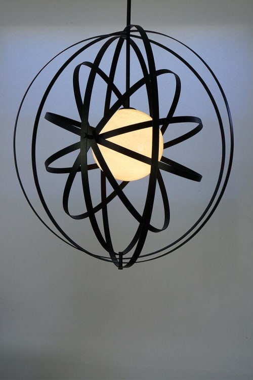 Atlas - A flatpacked Titan | Pendants by ILANEL P/L. Item made of glass
