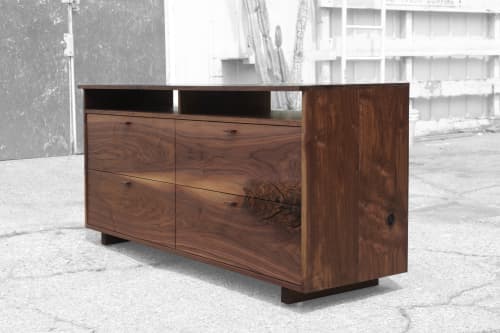 Dial M Dresser | Storage by stranger furniture. Item made of walnut