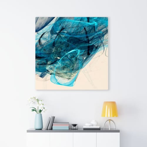 Bluish 29108 | Prints by Rica Belna. Item made of canvas