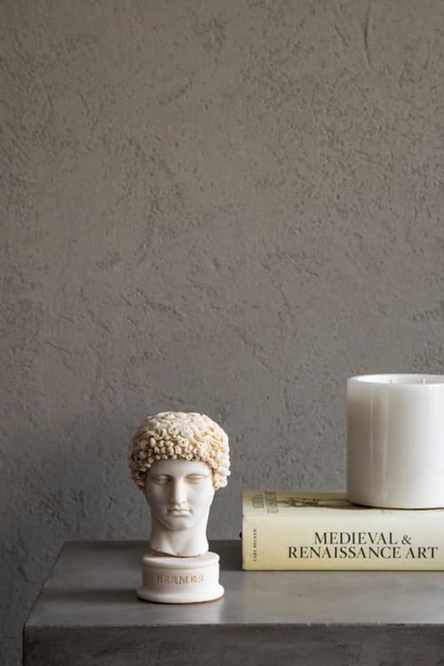 Hermes Bust Statue Made w/Compressed Marble Powder Small | Sculptures by LAGU. Item composed of marble
