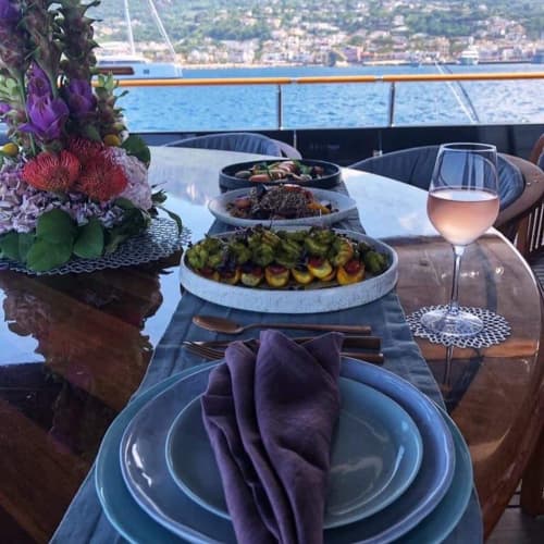 Ceramic Plates | Dinnerware by Mr. Bowl Ceramics | M/Y Silver Dream Yacht in Vilnius. Item made of ceramic