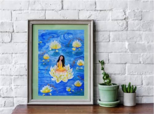 Expand yourself | Oil And Acrylic Painting in Paintings by Elena Parau