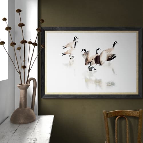 Walk on Water | Photography by Lu Anne Tyrrell Art +. Item made of canvas with metal