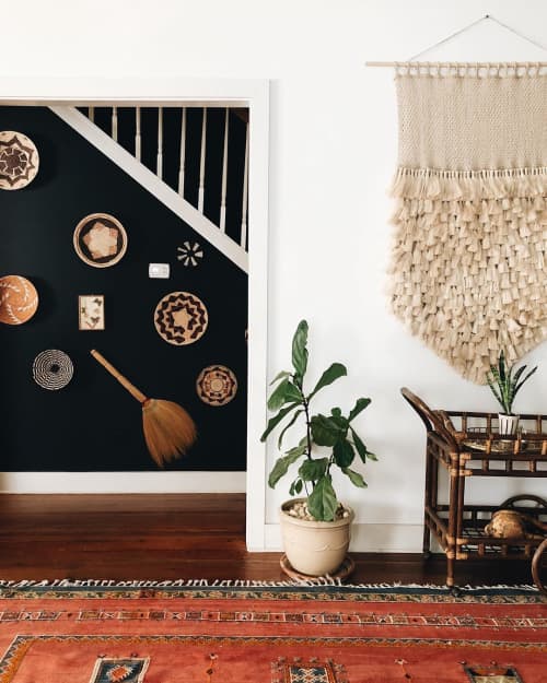 Macrame Installation | Macrame Wall Hanging in Wall Hangings by Modern Macramé by Emily Katz. Item composed of fabric and fiber