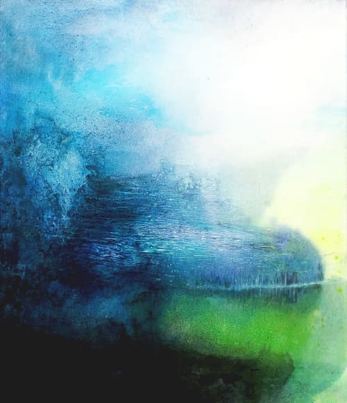 St. Croix 1 | Oil And Acrylic Painting in Paintings by Virginia Bradley Art. Item composed of canvas and synthetic