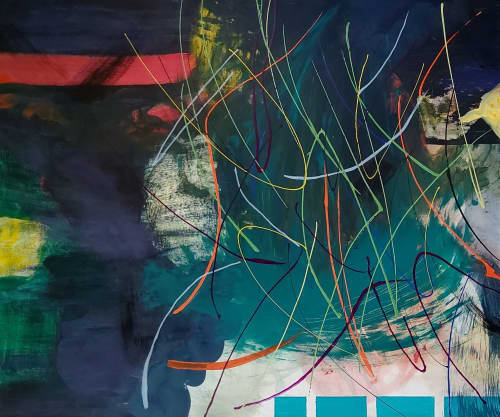 Waiting for Eos | Oil And Acrylic Painting in Paintings by Wendy Grace. Item composed of canvas