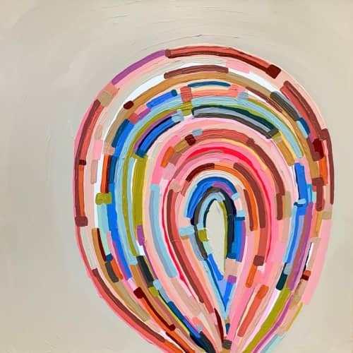 What Does it Look Like? | Oil And Acrylic Painting in Paintings by Shiri Phillips Designs. Item made of canvas with synthetic