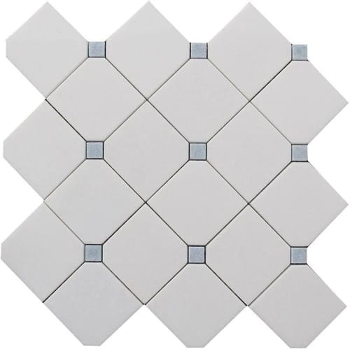 Diamond Thassos Marble Tile | Tiles by Tile Club. Item made of marble