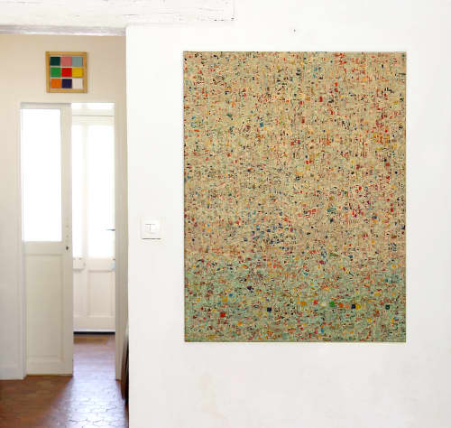 Painting and collage | Mixed Media by Vincent Lemaitre. Item made of canvas & synthetic