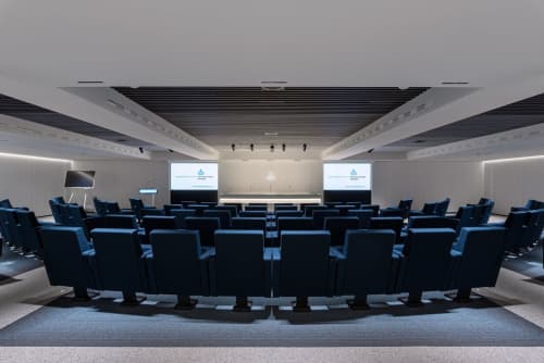 Salón de Actos SJD | Interior Design by Paco Lago Interioriza | Hospital San Juan De Dios in Granada