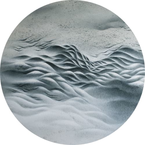 Silence of a star #2 | Mixed Media in Paintings by Francesca Borgo. Item composed of canvas compatible with minimalism and contemporary style