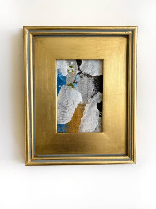 Rocky Terrain Mini Painting on Canvas | Oil And Acrylic Painting in Paintings by Jessalin Beutler