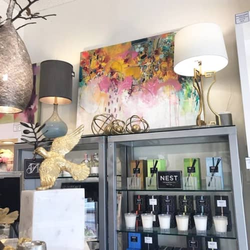 Summer in the South | Oil And Acrylic Painting in Paintings by Wendy McWilliams | Talulah & HESS in Dallas. Item made of synthetic