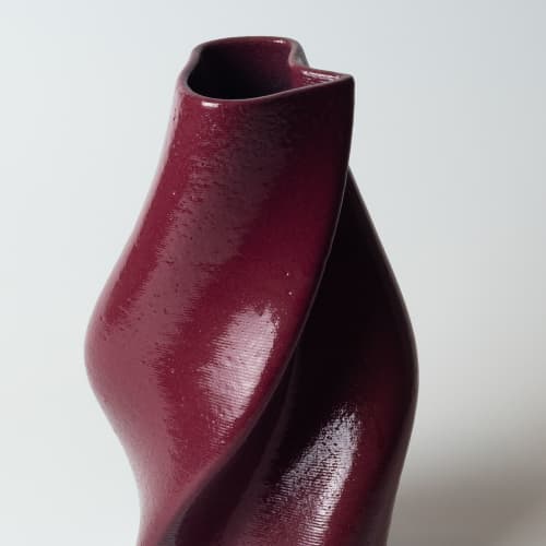Ceramic decorative vase / T - 8 | Vases & Vessels by BinaryCeramics. Item made of ceramic compatible with art deco style