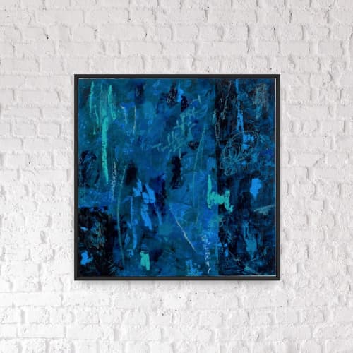 My Value Doesn't Need Validation | Oil And Acrylic Painting in Paintings by Amanda Marko. Item composed of wood and synthetic in contemporary or eclectic & maximalism style