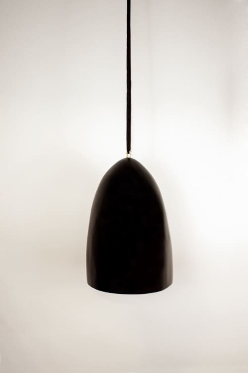 Fritz | Pendants by Nadine Hajjar Studio. Item composed of wood in minimalism or contemporary style
