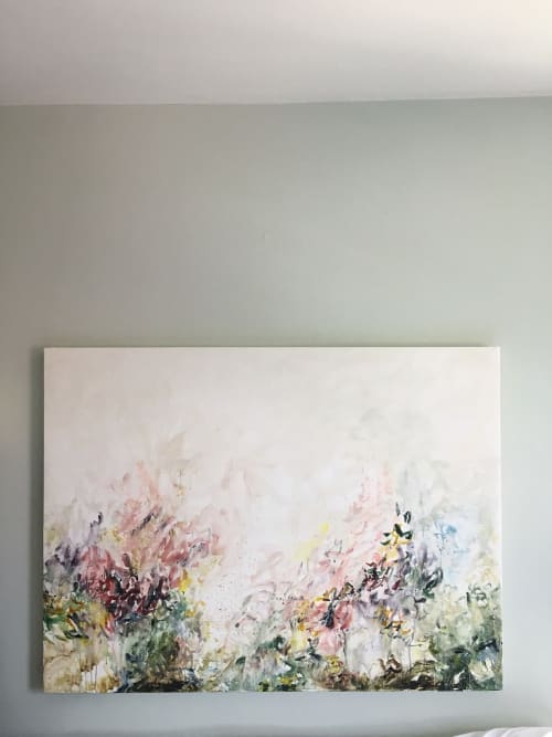 Parker | Oil And Acrylic Painting in Paintings by Emily Tingey. Item made of canvas with synthetic