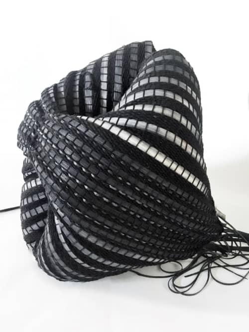 Woven Sculpture | Sculptures by Charlotte Blake. Item made of cotton