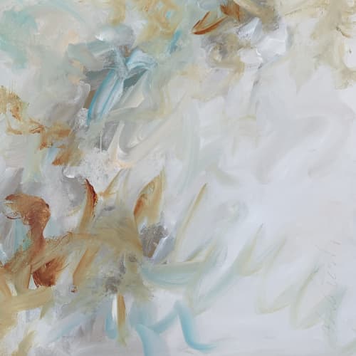 Embrace 2 🔴 | Oil And Acrylic Painting in Paintings by Darlene Watson Abstract Artist. Item made of canvas with synthetic