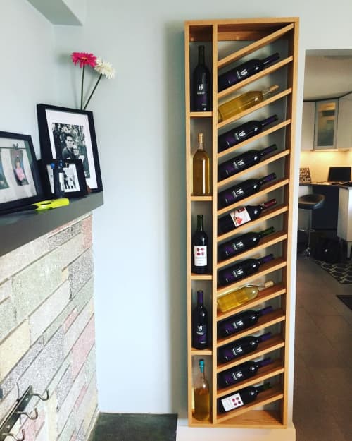 Custom Wine Rack by Sascha Porteous Wescover Furniture