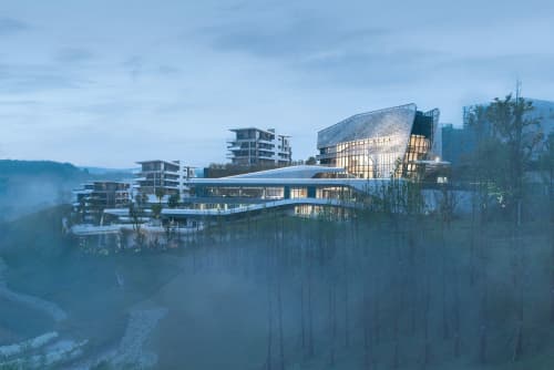 10 Design | Wide Horizon Clubhouse | Architecture by 10 DESIGN | Chongqing in Chongqing