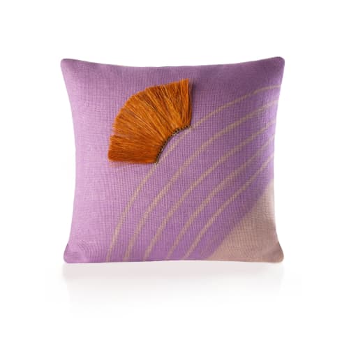 uthingo orchid | Cushion in Pillows by Charlie Sprout. Item composed of cotton