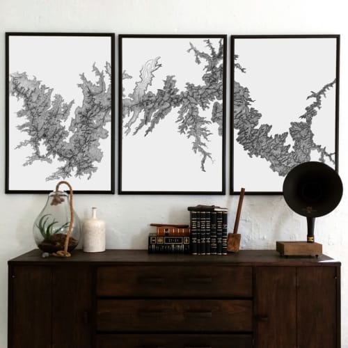 Map of Grand Canyon | Prints by Erik Linton. Item made of paper