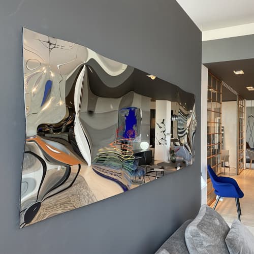 mirrOrnament | Decorative Objects by ARCHIGLASS by Urbanowicz | Galeria Wnętrza in Bielany Wrocławskie. Item made of glass compatible with minimalism and mid century modern style