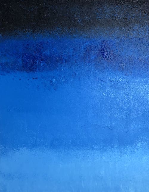 Getting dark | Oil And Acrylic Painting in Paintings by Hugo Auler Jr. Art. Item made of canvas