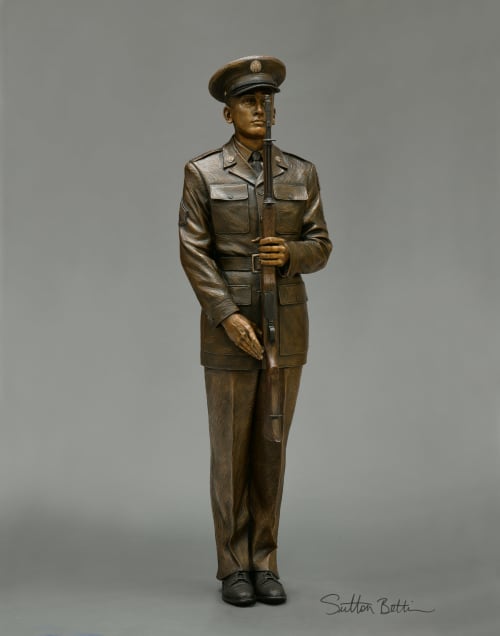 Present Arms, US Army | Public Sculptures by Sutton Betti