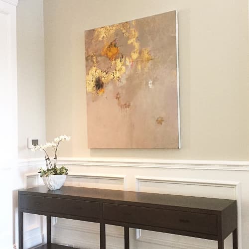 Goodbye Valentino | Oil And Acrylic Painting in Paintings by Ele Pack. Item composed of canvas