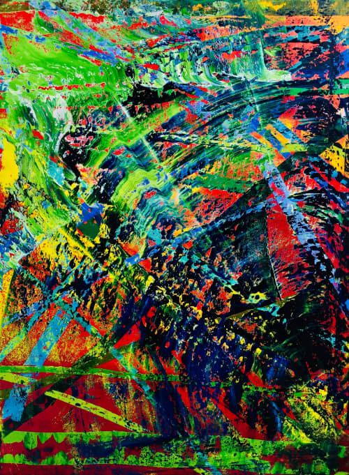 Swept! | Oil And Acrylic Painting in Paintings by Checa Art. Item made of canvas & synthetic
