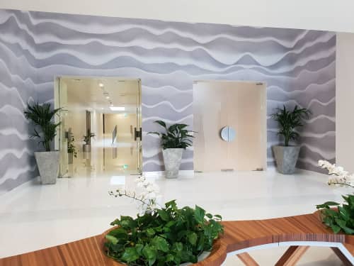 Infinite Waves | Wallpaper in Wall Treatments by Affreschi & Affreschi | Dubai Electricity And Water Authority in Al Aweer
