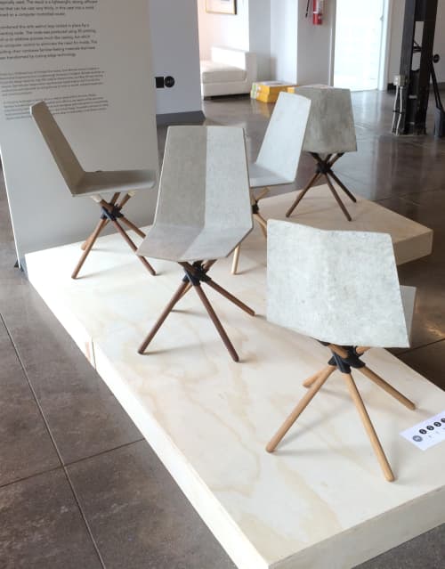 CARBON | Club Chair in Chairs by Housefish | Denver Art Museum in Denver. Item composed of concrete and fiber