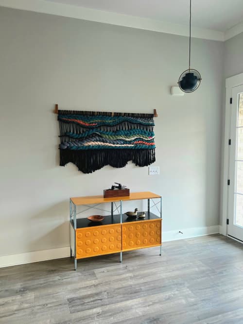 Macrame Wall Hanging "Rainforest" | Wall Hangings by MossHound Designs by Nicole Hemmerly. Item composed of cotton in boho or mid century modern style