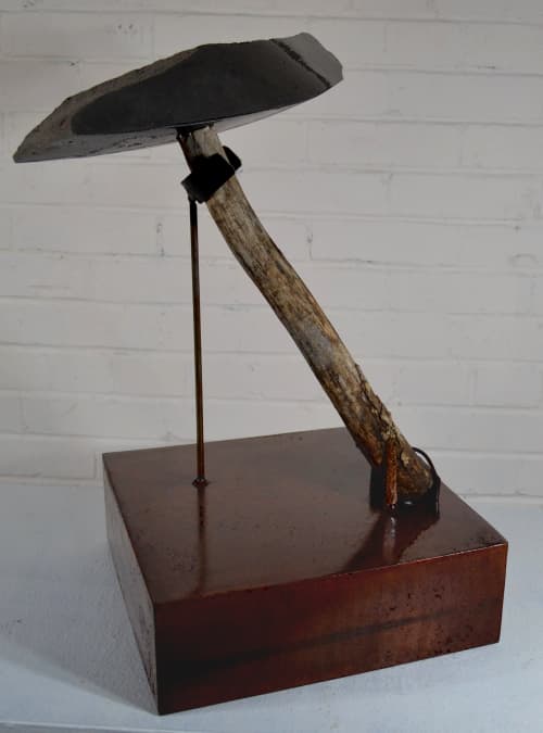 A Machadinha ("The Hatchet" in Portuguese) | Sculptures by Barry Namm Art. Item composed of wood and metal
