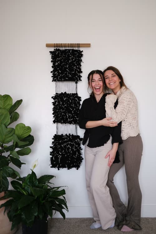 Custom Woven Wall Hanging | Tapestry in Wall Hangings by Rebecca Whitaker Art. Item made of wood with cotton works with boho & minimalism style