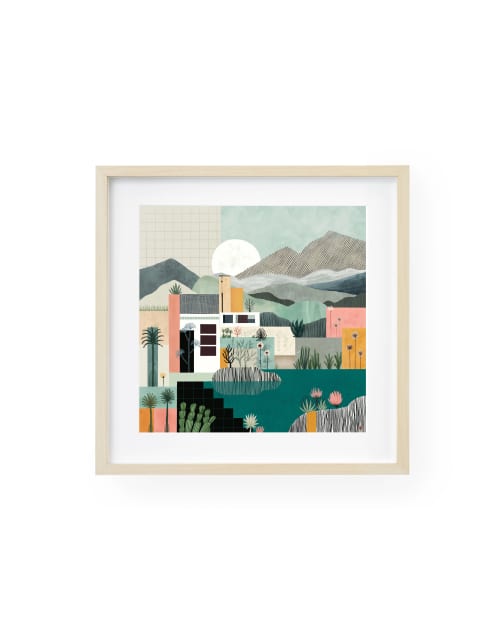 Stillwater | Prints by Birdsong Prints. Item composed of paper in mid century modern or eclectic & maximalism style
