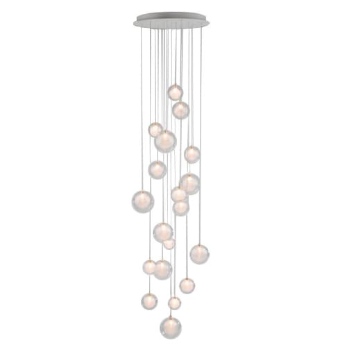 AM1501 FIBERGLASS BALLS | Chandeliers by alanmizrahilighting | New York in New York. Item composed of glass
