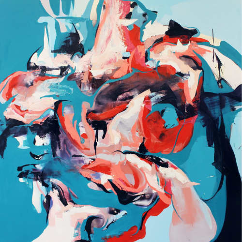 Epitome | Oil And Acrylic Painting in Paintings by Aidan Myers. Item composed of canvas & synthetic