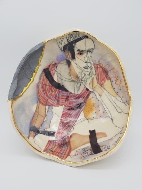 Miles away from present | Decorative Bowl in Decorative Objects by Yurim Gough | Cambridge in Cambridge. Item composed of ceramic
