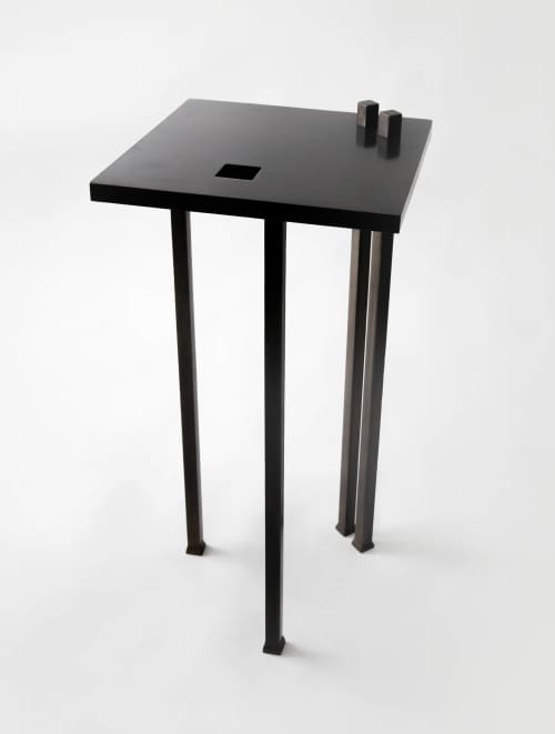 Cigar table | Side Table in Tables by CAL SUMMERS. Item made of steel works with minimalism & contemporary style