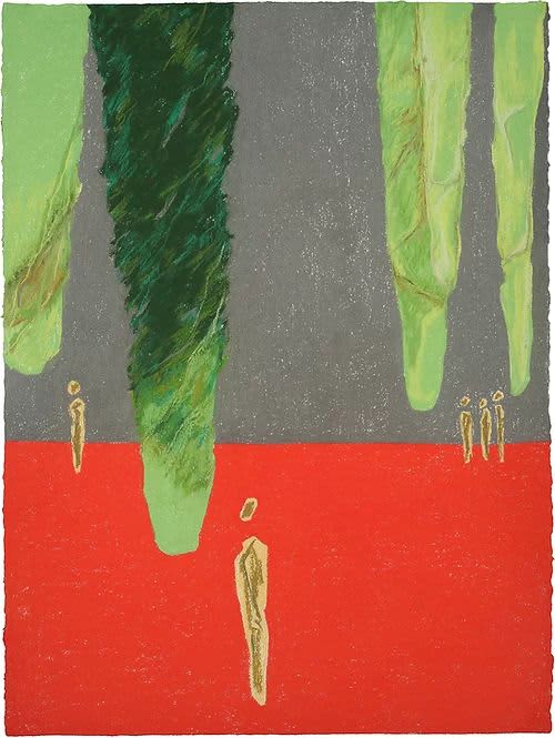 My Neighbor's Hedge Is Dripping From The Sky II | Drawings by Elvira Dayel. Item made of paper