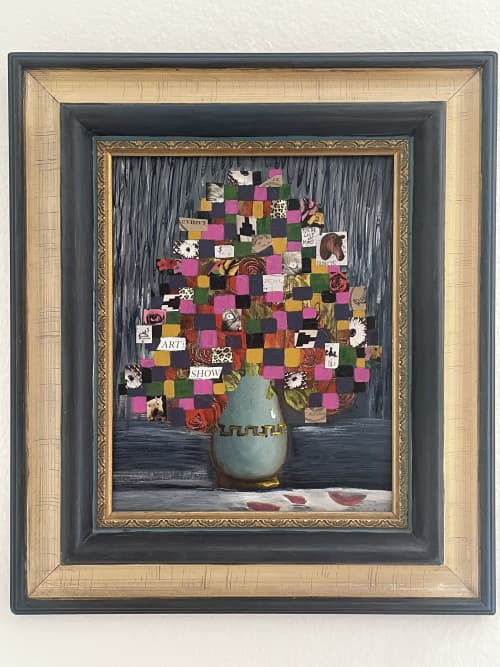 vintage flowers made modern | Paintings by Jill Laine Art + Designs